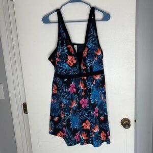 NWT Catherine’s Tropical Floral Swim Suit